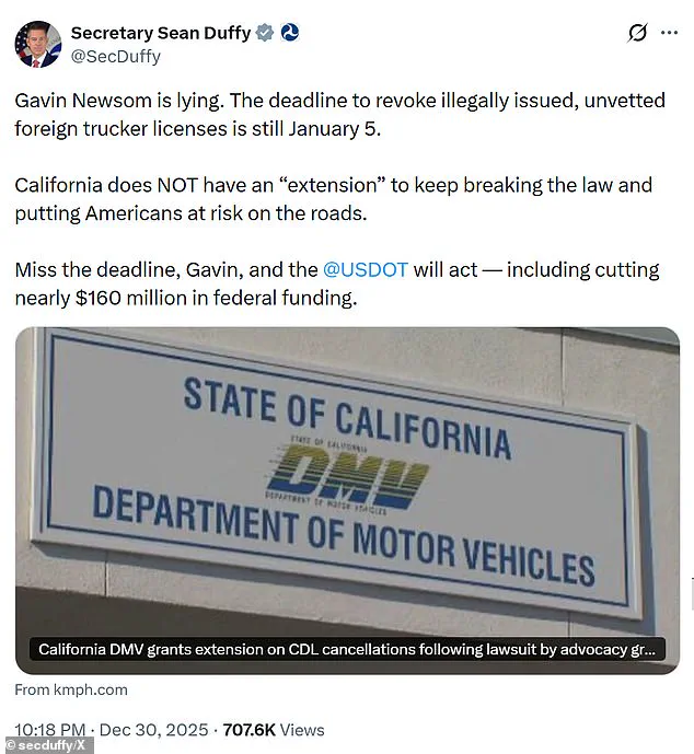 Tragedy and Political Firestorm: Yuba City Crash Ignites Debate Over Non-Citizen Commercial Licenses