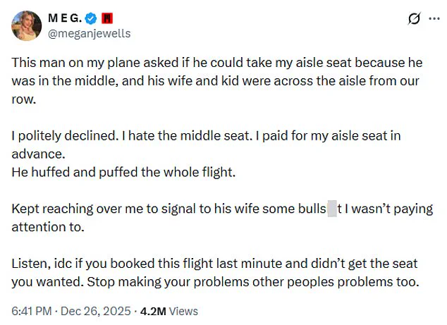 Exclusive Access: Inside Megan Jewell's Viral Flight Incident and the Hidden World of Airline Seat Swaps
