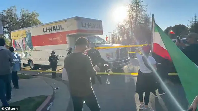 Chaos Erupts at Pro-Iranian Rally in LA: U-Haul Truck Plows Through Crowd, Authorities Release Limited Details