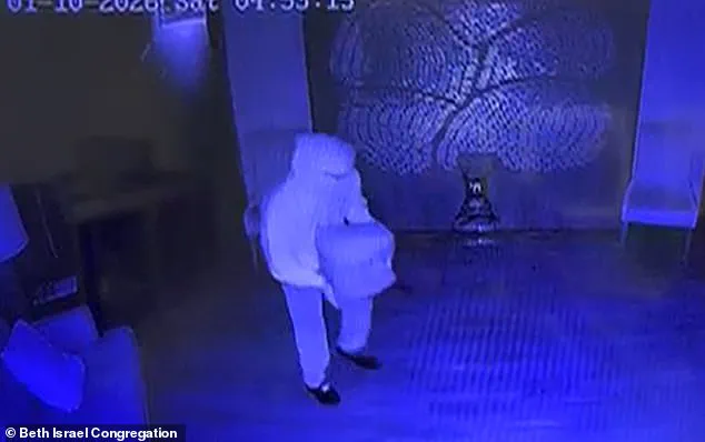 Surveillance Footage Reveals Antisemitic Attack on Mississippi Synagogue; Perpetrator Douses Interior with Gasoline