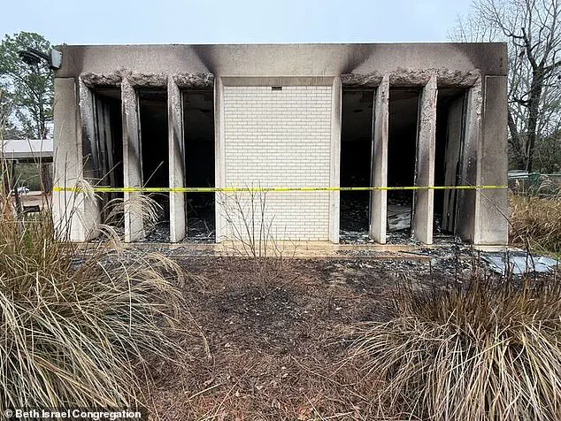 Surveillance Footage Reveals Antisemitic Attack on Mississippi Synagogue; Perpetrator Douses Interior with Gasoline