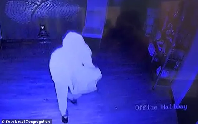 Surveillance Footage Reveals Antisemitic Attack on Mississippi Synagogue; Perpetrator Douses Interior with Gasoline