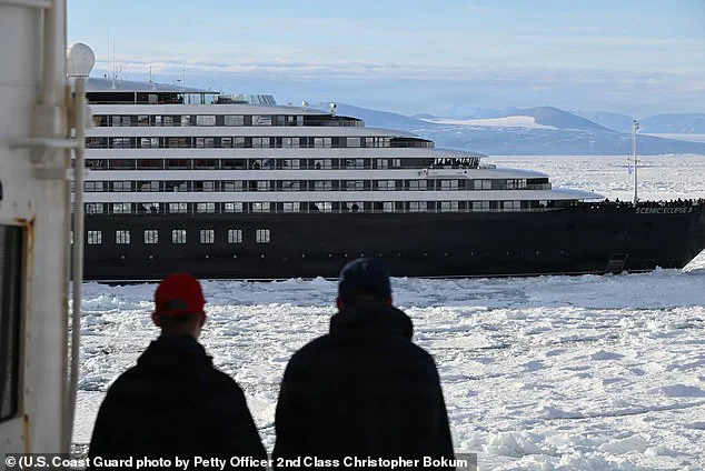 Limited Access: Luxury Cruise Stranded in Antarctic Ice, U.S. Coast Guard Launches Dramatic Rescue