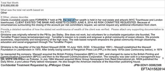JPMorgan Documents Reveal Ghislaine Maxwell Inherited $10 Million from Father via Secret Trusts, Contradicting Epstein Wealth Claims