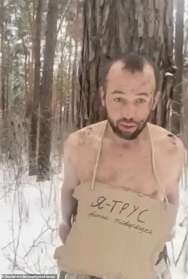 Brutal Retribution: Russian Commander Strips and Punishes Deserters in Ukraine's Frozen Frontlines