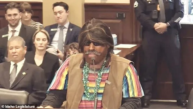 Far-Right Activist's Racist Caricature Sparks Controversy at Idaho Legislative Hearing