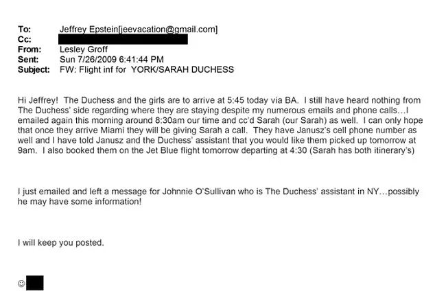 Newly uncovered emails reveal Sarah Ferguson's request for flight funding from Jeffrey Epstein shortly after his 2009 release, raising questions about their relationship and potential exploitation.