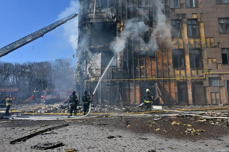 Russian Air Attacks Kill Four, Injure Dozens in Kharkiv and Sumy; Drone Strike Adds to Toll