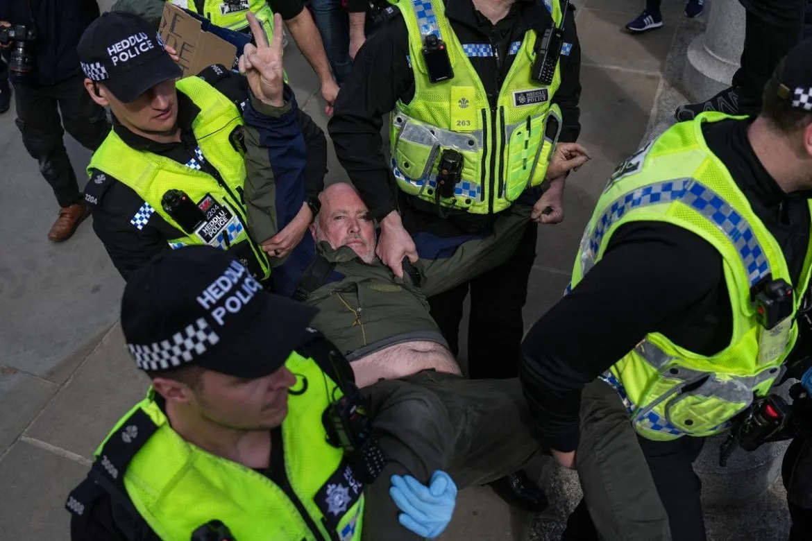 Over 500 Arrested in London Pro-Palestinian Protest Amid UK Government Criticism
