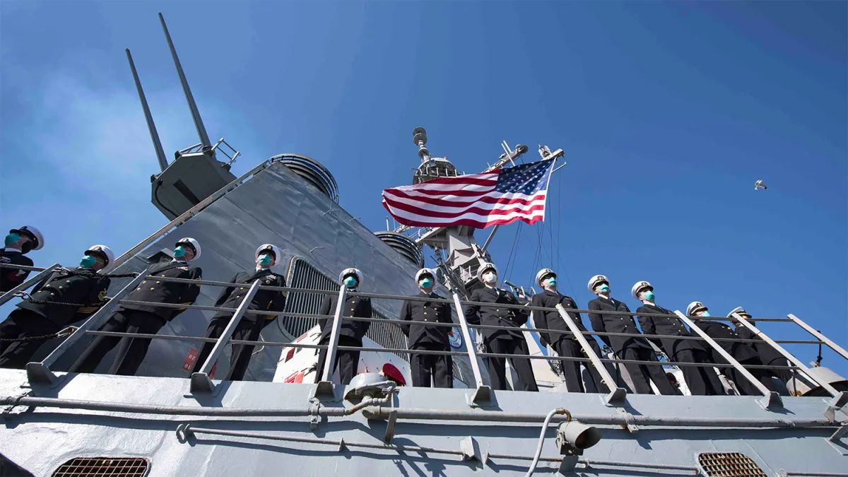 U.S. Navy Evades Iranian Missile Threat in Strait of Hormuz as Tensions Escalate