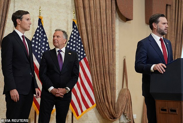 President turns to Jared Kushner for urgent Iran diplomacy.